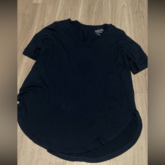 torrid Tops - Torrid Dark Blue V-Neck Top